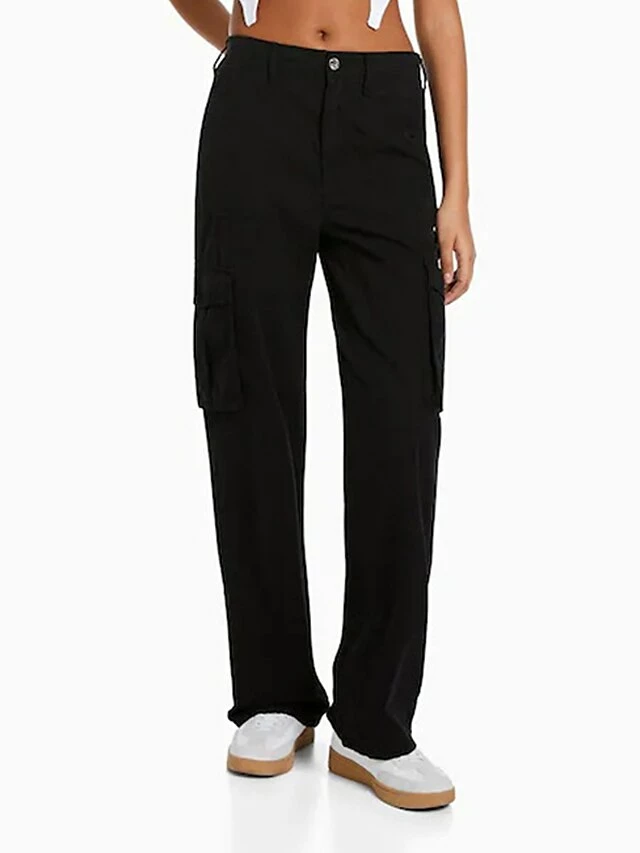 Women's Cargo Pants Pants Trousers Full Length Fashion Streetwear Street Daily ArmyGreen Black XS S Fall Winter 8 Women's Cargo Pants Pants Trousers Full Length Fashion Streetwear Street Daily ArmyGreen Black XS S Fall Winter - Image 6