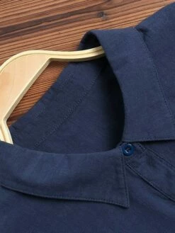 Women‘s Casual Dress Cotton Dress Shirt Dress Swing Dress Midi Dress Blue Yellow Red Long Sleeve Pure Color Pocket Summer Fall Spring Shirt Collar Basic Daily Weekend Loose Fit 2023 S M L XL XXL 3XL -LIGHTINTHEBOX Shop ipjthm1673853092167