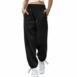 Women's Solid Sweatpants Joggers Elastic Waist Loose Casual Sports Drawstring Grey Black Fall Winter 22 Women's Solid Sweatpants Joggers Elastic Waist Loose Casual Sports Drawstring Grey Black Fall Winter -LIGHTINTHEBOX Shop iqloya1641955531609