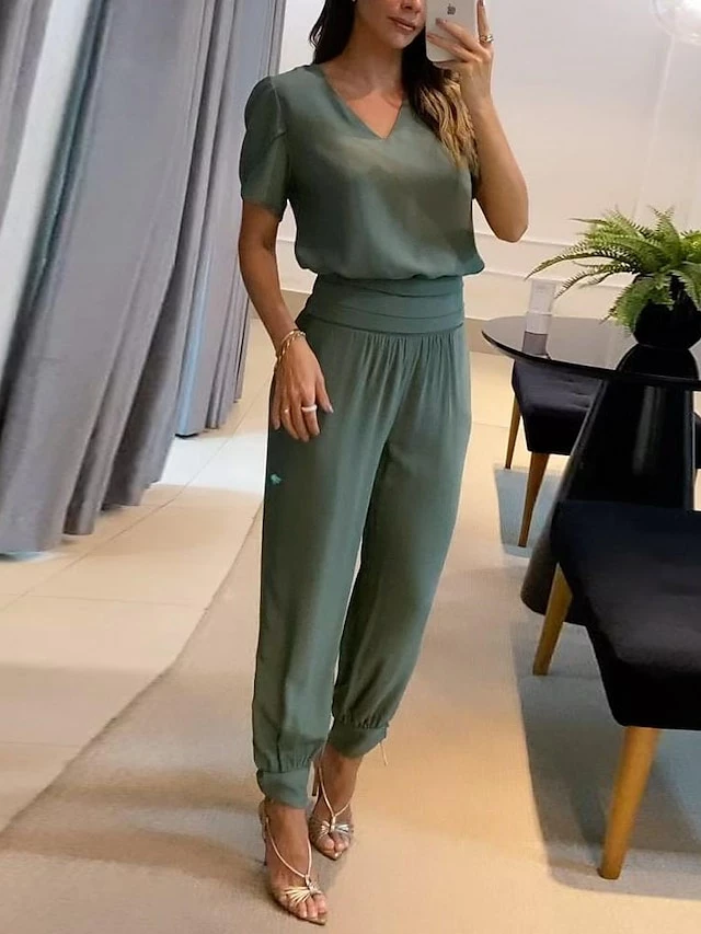 Women's Shirt Pants Sets Black Yellow Royal Blue Graphic Butterfly Print Short Sleeve Casual Daily Vintage Fashion Streetwear V Neck Regular Fit Fall & Winter 9 Women's Shirt Pants Sets Black Yellow Royal Blue Graphic Butterfly Print Short Sleeve Casual Daily Vintage Fashion Streetwear V Neck Regular Fit Fall & Winter - Image 7