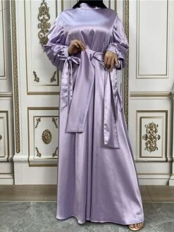 Women's Long Dress Maxi Dress Party Dress Casual Dress Satin Dress Pure Color Fashion Streetwear Outdoor Daily Holiday Lace Up Ruched Long Sleeve Stand Collar Dress Loose Fit Black Royal Blue Purple 24 Women's Long Dress Maxi Dress Party Dress Casual Dress Satin Dress Pure Color Fashion Streetwear Outdoor Daily Holiday Lace Up Ruched Long Sleeve Stand Collar Dress Loose Fit Black Royal Blue Purple -LIGHTINTHEBOX Shop iybpne1679455518727