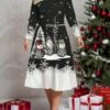 Women's Plus Size Curve Casual Dress Winter Dress Skater Dress Santa Claus Snowman Midi Dress Long Sleeve Print Crew Neck Fashion Outdoor Black White Fall Winter L XL XXL 3XL 4XL 1 Women's Plus Size Curve Casual Dress Winter Dress Skater Dress Santa Claus Snowman Midi Dress Long Sleeve Print Crew Neck Fashion Outdoor Black White Fall Winter L XL XXL 3XL 4XL -LIGHTINTHEBOX Shop iyhsic1697775545630