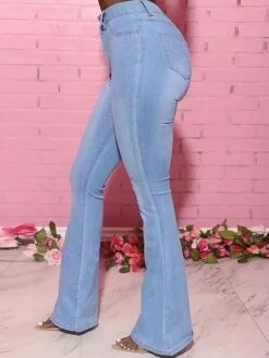 Women‘s Flare Jeans Bootcut Bell Bottom Full Length Cotton Denim Micro-elastic Mid Waist Fashion Streetwear Street Daily Robin‘s Egg Blue Dark Navy XL 2XL Fall Winter 17 Women‘s Flare Jeans Bootcut Bell Bottom Full Length Cotton Denim Micro-elastic Mid Waist Fashion Streetwear Street Daily Robin‘s Egg Blue Dark Navy XL 2XL Fall Winter -LIGHTINTHEBOX Shop jbmjsc1693380726120