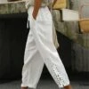 Women's Linen Pants Pants Trousers Baggy Ankle-Length Linen / Cotton Blend Baggy Fashion Casual Weekend White S M 1 Women's Linen Pants Pants Trousers Baggy Ankle-Length Linen / Cotton Blend Baggy Fashion Casual Weekend White S M -LIGHTINTHEBOX Shop jbqorj1678343622411