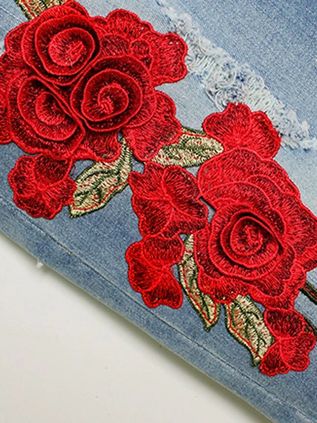 Women's Jeans Straight Full Length Fashion Streetwear Street Daily Robin's Egg Blue S M Fall Winter 12 Women's Jeans Straight Full Length Fashion Streetwear Street Daily Robin's Egg Blue S M Fall Winter - Image 10