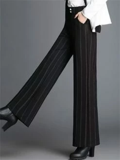 Women‘s Wide Leg Dress Pants Striped Trousers Full Length Fashion Streetwear Street Daily Pinstripes XXXL Fall Winter 14 Women‘s Wide Leg Dress Pants Striped Trousers Full Length Fashion Streetwear Street Daily Pinstripes XXXL Fall Winter -LIGHTINTHEBOX Shop jlsnmo1695367995916
