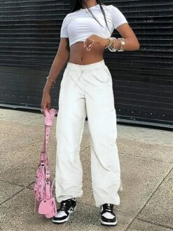 Women's Sweatpants Chinos Pants Trousers Full Length Fashion Streetwear Street Daily Gray Green Grey S M Fall Winter -LIGHTINTHEBOX Shop jmgmzg1693295360270