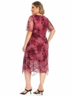 Women's Plus Size Party Dress Cocktail Dress Wedding Guest Dress Midi Dress Wine Blue Short Sleeve Floral Mesh Summer Spring Fall Crew Neck Fashion Wedding Guest Vacation Summer Dress 2023 L XL XXL 14 Women's Plus Size Party Dress Cocktail Dress Wedding Guest Dress Midi Dress Wine Blue Short Sleeve Floral Mesh Summer Spring Fall Crew Neck Fashion Wedding Guest Vacation Summer Dress 2023 L XL XXL -LIGHTINTHEBOX Shop jqouxd1694771289826