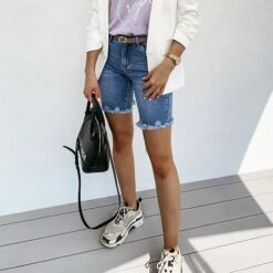 Women's Jeans Distressed Jeans Denim Blue Mid Waist Fashion Casual Weekend Tassel Fringe Side Pockets Micro-elastic Knee Length Comfort Plain S M L XL XXL 13 Women's Jeans Distressed Jeans Denim Blue Mid Waist Fashion Casual Weekend Tassel Fringe Side Pockets Micro-elastic Knee Length Comfort Plain S M L XL XXL -LIGHTINTHEBOX Shop jqvrwu1697798571868