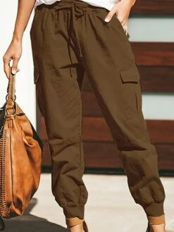 Women‘s Cargo Khaki Pants Trousers Baggy Full Length Cotton Pocket Baggy Micro-elastic Mid Waist Fashion Streetwear Street Daily Wine Grey S M Fall Winter 11 Women‘s Cargo Khaki Pants Trousers Baggy Full Length Cotton Pocket Baggy Micro-elastic Mid Waist Fashion Streetwear Street Daily Wine Grey S M Fall Winter -LIGHTINTHEBOX Shop jstqdd1691564847832