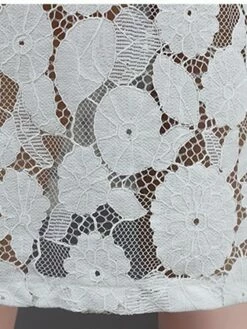 Women's Work Dress Lace Dress Black Dress Fashion Midi Dress Lace Crew Neck Long Sleeve Plain Loose Fit Black White Pink Fall Winter M L XL XXL 3XL -LIGHTINTHEBOX Shop jvswqj1693300618539