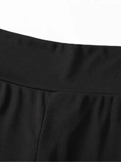 Women's Bootcut Flare Slim Full Length High Cut Micro-elastic High Waist Fashion Streetwear Party Street Black S M Fall Winter -LIGHTINTHEBOX Shop jxruii1692603207410