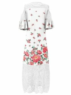 Women‘s Plus Size Curve Holiday Dress Floral Crew Neck Lace Half Sleeve Fall Spring Maxi Long Dress Date Vacation Dress Print 33 Women‘s Plus Size Curve Holiday Dress Floral Crew Neck Lace Half Sleeve Fall Spring Maxi Long Dress Date Vacation Dress Print -LIGHTINTHEBOX Shop jzbtms1654584190248