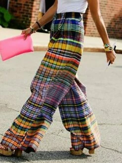 Women's Wide Leg Pants Trousers Full Length Fashion Streetwear Street Daily Coffee Color Orange S M Fall Winter 13 Women's Wide Leg Pants Trousers Full Length Fashion Streetwear Street Daily Coffee Color Orange S M Fall Winter -LIGHTINTHEBOX Shop kcrnna1695188771128