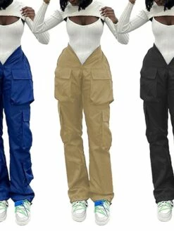Women's Cargo Pants Pants Trousers Full Length Streetwear Casual Outdoor Going Out All Sizes In Stock! Black S M Fall Winter