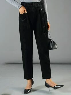 Women's Fleece Pants Pants Trousers Harem Pants Wine Black Coffee Fashion Streetwear Daily Daily Wear Vacation Pocket Full Length Breathability Plain XL 2XL 3XL 4XL 5XL 14 Women's Fleece Pants Pants Trousers Harem Pants Wine Black Coffee Fashion Streetwear Daily Daily Wear Vacation Pocket Full Length Breathability Plain XL 2XL 3XL 4XL 5XL -LIGHTINTHEBOX Shop kgqfoj1691644089541