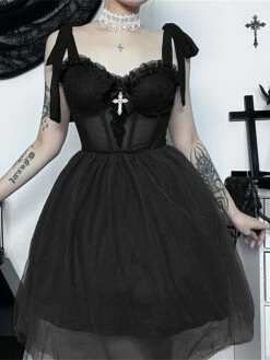 Women‘s Halloween Dress Party Dress Cocktail Dress Wedding Guest Dress Mini Dress Black Purple Sleeveless Pure Color Lace Spring Fall Winter Spaghetti Strap Fashion Birthday Wedding Guest 2023 S M L -LIGHTINTHEBOX Shop khrwmx1693808829187