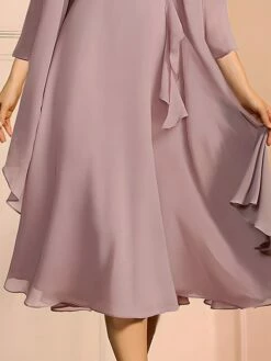 Women's Two Piece Dress Set Casual Dress Lace Dress Outdoor Daily Fashion Elegant Lace Ruffle Midi Dress Crew Neck 3/4 Length Sleeve Plain Regular Fit Purple Summer Spring S M L XL XXL 7 Women's Two Piece Dress Set Casual Dress Lace Dress Outdoor Daily Fashion Elegant Lace Ruffle Midi Dress Crew Neck 3/4 Length Sleeve Plain Regular Fit Purple Summer Spring S M L XL XXL -LIGHTINTHEBOX Shop kiejiv1690945119249