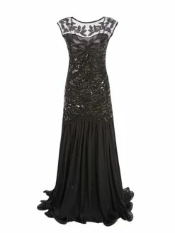 Women's Retro 1920s Sequin Dress Long Dress Maxi Dress Party Halloween Sequins Ruffle Leaf Crewneck Sleeveless Regular Fit Spring Fall 2023 Black Red S M L XL 20 Women's Retro 1920s Sequin Dress Long Dress Maxi Dress Party Halloween Sequins Ruffle Leaf Crewneck Sleeveless Regular Fit Spring Fall 2023 Black Red S M L XL -LIGHTINTHEBOX Shop kkfwdg1692947218566