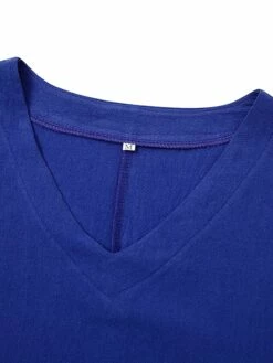 Women's Casual Dress Casual Dress Shift Dress Pure Color Pocket V Neck Midi Dress Basic Daily Vacation Short Sleeve Loose Fit Black Yellow Light Green Summer Spring S M L XL XXL -LIGHTINTHEBOX Shop kqqawi1685677652492