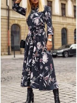 Women's Sheath Dress Midi Dress Black Yellow Light Brown Long Sleeve Polka Dot Split Winter Fall Autumn Shirt Collar Winter Dress Fall Dress Loose Fit S M L XL XXL 23 Women's Sheath Dress Midi Dress Black Yellow Light Brown Long Sleeve Polka Dot Split Winter Fall Autumn Shirt Collar Winter Dress Fall Dress Loose Fit S M L XL XXL -LIGHTINTHEBOX Shop kstdil1616744410576