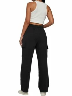 Women‘s Cargo Khaki Pants Wide Leg Trousers Full Length Active Fashion Outdoor Sports & Outdoor Light Gray Black S M Fall Winter -LIGHTINTHEBOX Shop ktjpwj1694772761737