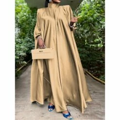 Women's Prom Dress Party Dress Satin Dress Long Dress Maxi Dress Black Yellow Pink Sleeveless Pure Color Ruched Summer Spring Fall Stand Collar Fashion Birthday Evening Party Wedding Guest 2023 M -LIGHTINTHEBOX Shop kujbsg1673854314873