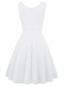 Women‘s Christmas Party Dress Swing Dress Green Dress Midi Dress Black White Wine Sleeveless Pure Color Ruched Summer Spring Fall V Neck Party Party Wedding Guest 2022 S M L XL XXL -LIGHTINTHEBOX Shop kwfmrs1635432110373