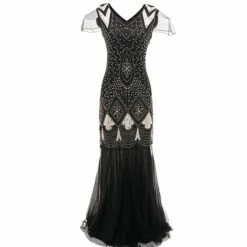 Women's Retro 1920s Sequin Dress Long Dress Maxi Dress Party Evening Party Sequins Mesh Geometric V Neck Short Sleeve Regular Fit Spring Fall 2023 Black Red S M L XL 13 Women's Retro 1920s Sequin Dress Long Dress Maxi Dress Party Evening Party Sequins Mesh Geometric V Neck Short Sleeve Regular Fit Spring Fall 2023 Black Red S M L XL -LIGHTINTHEBOX Shop kwoouq1692849399969