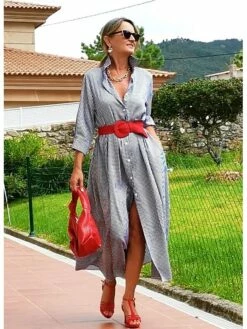 Women's Shirt Dress Casual Dress Maxi Long Dress Outdoor Winter Dress Daily Cotton Cotton And Linen Fashion Casual Shirt Collar Lace Up Pocket Long Sleeve Summer Spring Fall 2023 Regular Fit Pink 17 Women's Shirt Dress Casual Dress Maxi Long Dress Outdoor Winter Dress Daily Cotton Cotton And Linen Fashion Casual Shirt Collar Lace Up Pocket Long Sleeve Summer Spring Fall 2023 Regular Fit Pink -LIGHTINTHEBOX Shop kzcknv1695105906314