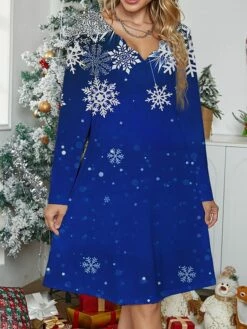 Women's Work Dress Casual Dress Fashion Winter Dress Christmas Daily Mini Dress Print V Neck Long Sleeve Plaid Elk Regular Fit White Wine Red Fall Winter S M L XL XXL 7 Women's Work Dress Casual Dress Fashion Winter Dress Christmas Daily Mini Dress Print V Neck Long Sleeve Plaid Elk Regular Fit White Wine Red Fall Winter S M L XL XXL -LIGHTINTHEBOX Shop lalotu1695887719268