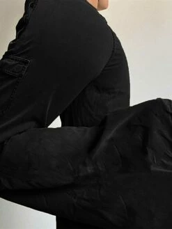 Women‘s Cargo Parachute pants Trousers Full Length Pocket Micro-elastic Low Rise Fashion Streetwear Street Daily Dark Brown Black S M Fall Winter 35 Women‘s Cargo Parachute pants Trousers Full Length Pocket Micro-elastic Low Rise Fashion Streetwear Street Daily Dark Brown Black S M Fall Winter -LIGHTINTHEBOX Shop ldiqkg1692257397435