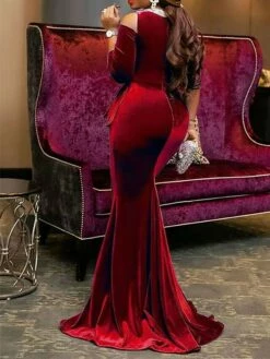 Women's Prom Dress Party Dress Velvet Dress Long Dress Maxi Dress Black Wine Blue 3/4 Length Sleeve Pure Color Ruffle Fall Winter Autumn Crew Neck Fashion Winter Dress Birthday Evening Party 2023 S M 17 Women's Prom Dress Party Dress Velvet Dress Long Dress Maxi Dress Black Wine Blue 3/4 Length Sleeve Pure Color Ruffle Fall Winter Autumn Crew Neck Fashion Winter Dress Birthday Evening Party 2023 S M -LIGHTINTHEBOX Shop lgibne1693897491717