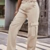 Women's Jeans Cargo Pants Pants Trousers Full Length Denim Micro-elastic Fashion Casual Daily Black Khaki S M 1 Women's Jeans Cargo Pants Pants Trousers Full Length Denim Micro-elastic Fashion Casual Daily Black Khaki S M -LIGHTINTHEBOX Shop liktlg1677138643966