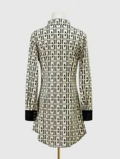 Women's Shirt Dress Casual Dress Sheath Dress Mini Dress Outdoor Daily Date Cotton Polyester Fashion Modern Shirt Collar Patchwork Button Long Sleeve Fall 2023 Regular Fit Blue Khaki Letter S M L XL -LIGHTINTHEBOX Shop liyxvx1693454128358