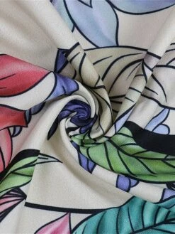 Women's Two Piece Dress Set Casual Dress Skirt Set Outdoor Daily Fashion Elegant Ruffle Print Long Dress Maxi Dress V Neck Long Sleeve Leaf Floral Regular Fit Purple Apricot Summer Spring S M L XL -LIGHTINTHEBOX Shop lmcydm1689579865039