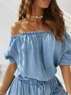 Women's Two Piece Dress Set Casual Dress Skirt Set Outdoor Daily Modern Casual Pocket Drawstring Long Dress Maxi Dress Off Shoulder Half Sleeve Floral Loose Fit Blue Gray Summer Spring S M L XL XXL 11 Women's Two Piece Dress Set Casual Dress Skirt Set Outdoor Daily Modern Casual Pocket Drawstring Long Dress Maxi Dress Off Shoulder Half Sleeve Floral Loose Fit Blue Gray Summer Spring S M L XL XXL -LIGHTINTHEBOX Shop lmxwks1681958072867