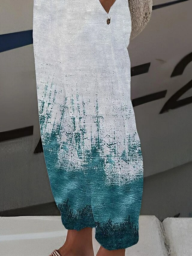 Women's Baggy Cropped Pants Full Length Pocket Baggy Stylish Chino Daily Going Out Gray Green Navy S M All Seasons 4 Women's Baggy Cropped Pants Full Length Pocket Baggy Stylish Chino Daily Going Out Gray Green Navy S M All Seasons - Image 2