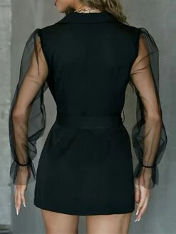 Women's Work Dress Blazer Dress Sheath Dress Fashion Office Daily Workfashion Mesh Sleeve Mini Dress Mesh Button Shirt Collar Long Sleeve Plain Regular Fit Black Dark Green Green Fall Winter S M L 38 Women's Work Dress Blazer Dress Sheath Dress Fashion Office Daily Workfashion Mesh Sleeve Mini Dress Mesh Button Shirt Collar Long Sleeve Plain Regular Fit Black Dark Green Green Fall Winter S M L -LIGHTINTHEBOX Shop luhmlo1697711844286