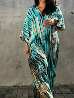 Women's Casual Dress Cotton Linen Dress White Dress Midi Dress Cotton Basic Classic Outdoor Daily Vacation V Neck Print Short Sleeve Spring Fall Winter 2023 Loose Fit White Blue Green Plain One-Size -LIGHTINTHEBOX Shop lwuzek1692341156321