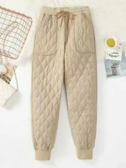 Women's Slacks Down Pants Baggy Full Length Baggy Micro-elastic Fashion Streetwear Outdoor Street Army Green 882# 219# Black 219# L [recommended 100-115 Catties] XL [recommended 115-130 Catties] Fall -LIGHTINTHEBOX Shop lztmjq1692182856001