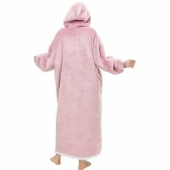 Women‘s Christmas Couple‘s Pajamas Nightgown Wearable Blanket Hoodie Blanket Pure Color Warm Comfort Oversized Home Daily Fleece Warm Hoodie Long Sleeve Pocket Winter Fall Pink Wine 30 Women‘s Christmas Couple‘s Pajamas Nightgown Wearable Blanket Hoodie Blanket Pure Color Warm Comfort Oversized Home Daily Fleece Warm Hoodie Long Sleeve Pocket Winter Fall Pink Wine -LIGHTINTHEBOX Shop lzvsub1663926504223