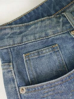 Women's Jeans Wide Leg Cropped Pants Ankle-Length Pocket Micro-elastic High Waist Streetwear Simple Outdoor Vacation Blue S M Spring Fall -LIGHTINTHEBOX Shop mdmoyo1689326691725