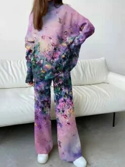 Women's Plus Size Sweatshirt Pants Sets Yellow Red Blue Graphic Print Long Sleeve Casual Holiday Fashion Turtleneck Regular Fit Fall & Winter 11 Women's Plus Size Sweatshirt Pants Sets Yellow Red Blue Graphic Print Long Sleeve Casual Holiday Fashion Turtleneck Regular Fit Fall & Winter -LIGHTINTHEBOX Shop mfksmj1655377390258