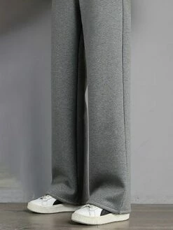 Women's Fleece Pants Sweatpants Pants Trousers Full Length Fashion Streetwear Street Daily Black Grey M L Winter -LIGHTINTHEBOX Shop mjntzq1694149807933