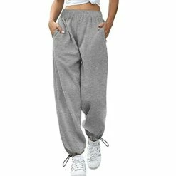 Women's Solid Sweatpants Joggers Elastic Waist Loose Casual Sports Drawstring Grey Black Fall Winter 18 Women's Solid Sweatpants Joggers Elastic Waist Loose Casual Sports Drawstring Grey Black Fall Winter -LIGHTINTHEBOX Shop mjpdkn1641955530497