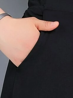 Women's Wide Leg Slacks Capri Shorts Ankle-Length Active Fashion Outdoor Street Claret Black XL 2XL Fall Winter -LIGHTINTHEBOX Shop mkzwku1697766263194