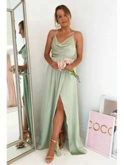Women's Prom Dress Party Dress Satin Dress Long Dress Maxi Dress Light Green Wine Sleeveless Pure Color Split Summer Spring Fall Spaghetti Strap Fashion Party Birthday Evening Party 2023 S M L XL 20 Women's Prom Dress Party Dress Satin Dress Long Dress Maxi Dress Light Green Wine Sleeveless Pure Color Split Summer Spring Fall Spaghetti Strap Fashion Party Birthday Evening Party 2023 S M L XL -LIGHTINTHEBOX Shop mpuiko1671775304144