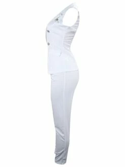 Women's Blazer Vest Office Suit Pants Sets White Solid Color Sleeveless Office Work Business Basic Shirt Collar Regular Fit Fall & Winter 24 Women's Blazer Vest Office Suit Pants Sets White Solid Color Sleeveless Office Work Business Basic Shirt Collar Regular Fit Fall & Winter -LIGHTINTHEBOX Shop mqnsim1642412423772