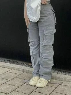 Women's Cargo Pants Pants Trousers Baggy Full Length Cotton Blend Baggy Micro-elastic Mid Waist Fashion Casual Office Black Green S M Autumn / Fall 25 Women's Cargo Pants Pants Trousers Baggy Full Length Cotton Blend Baggy Micro-elastic Mid Waist Fashion Casual Office Black Green S M Autumn / Fall -LIGHTINTHEBOX Shop mqobks1662541125349